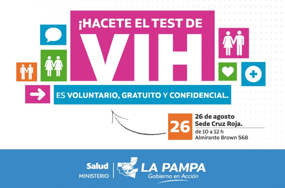 Instalan centro de testeo móvil de detección de VIH en Santa Rosa