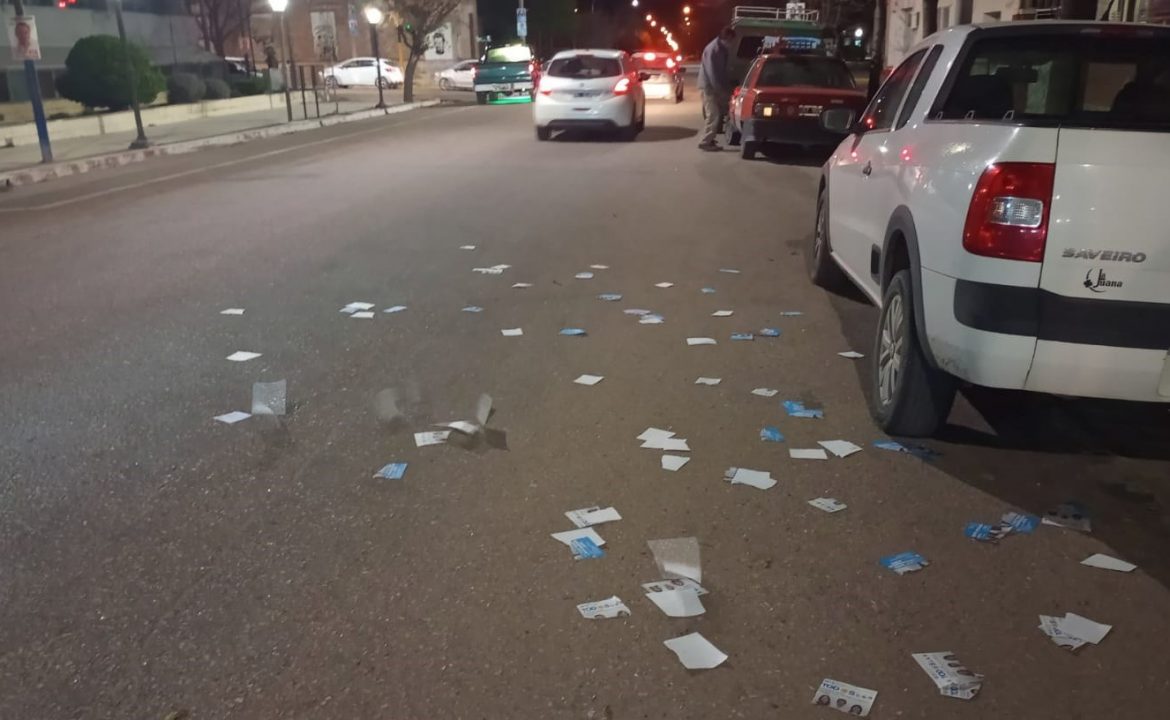 El PJ de Acha hizo la “caravana de la derrota” el domingo