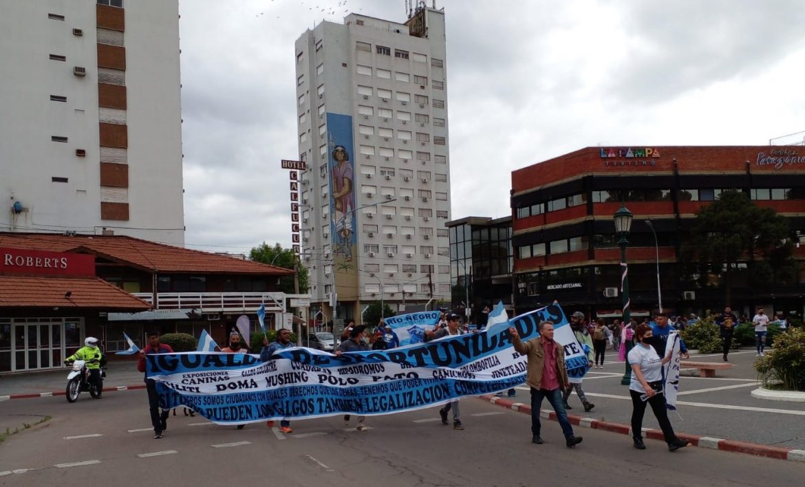 Galgueros de todo el país se movilizaron en Santa Rosa