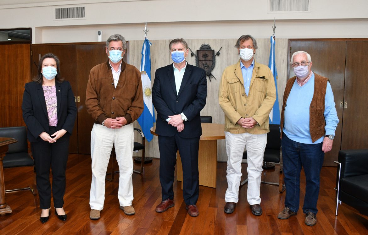 En otro gesto de distensión, Ziliotto se reunió con el presidente de la Sociedad Rural