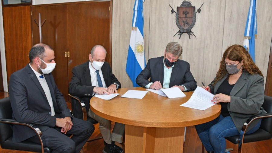 Ziliotto firmó convenios con el Sedronar
