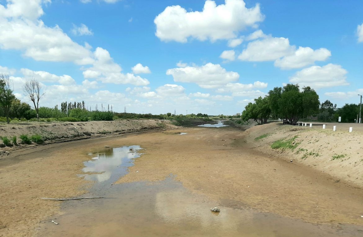 El río Atuel está otra vez seco y vuelven a pedir que Mendoza largue agua