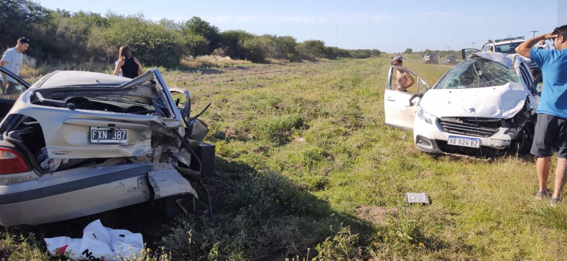 Un choque en cercanías del Parque Luro dejó cinco heridos