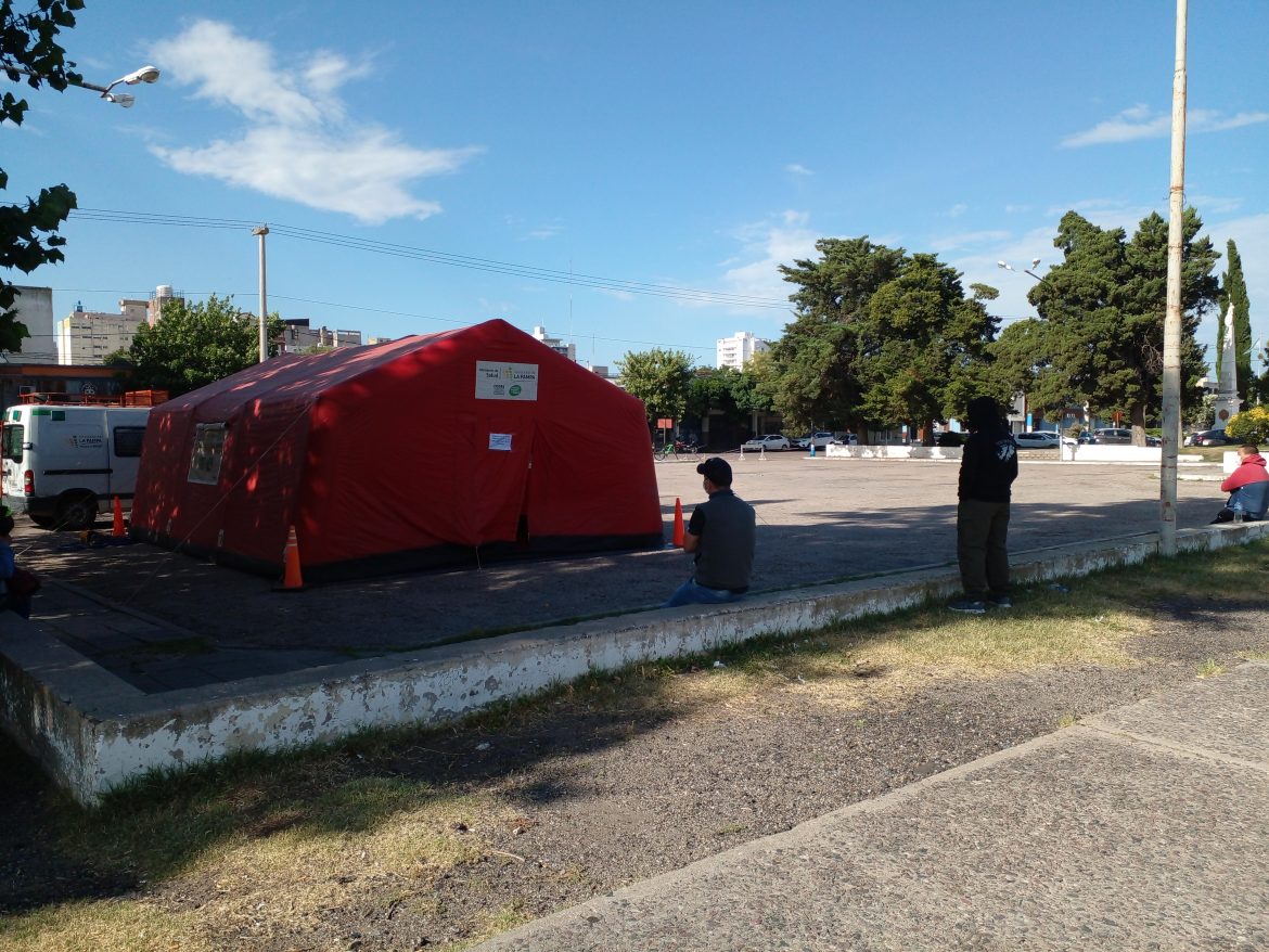 Habilitan nuevo puesto de hisopados en Santa Rosa