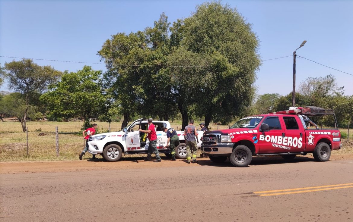 Incendios en Misiones: pobladores destacan el “impecable trabajo” de los bomberos pampeanos