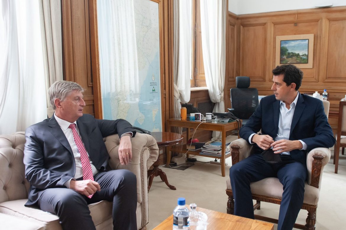 Ziliotto se reunió con Wado de Pedro y cuestionó el laudo por Portezuelo