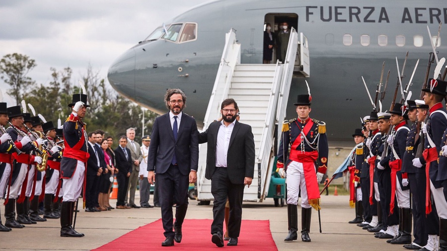 El presidente chileno Gabriel Boric se reúne con Alberto Fernández
