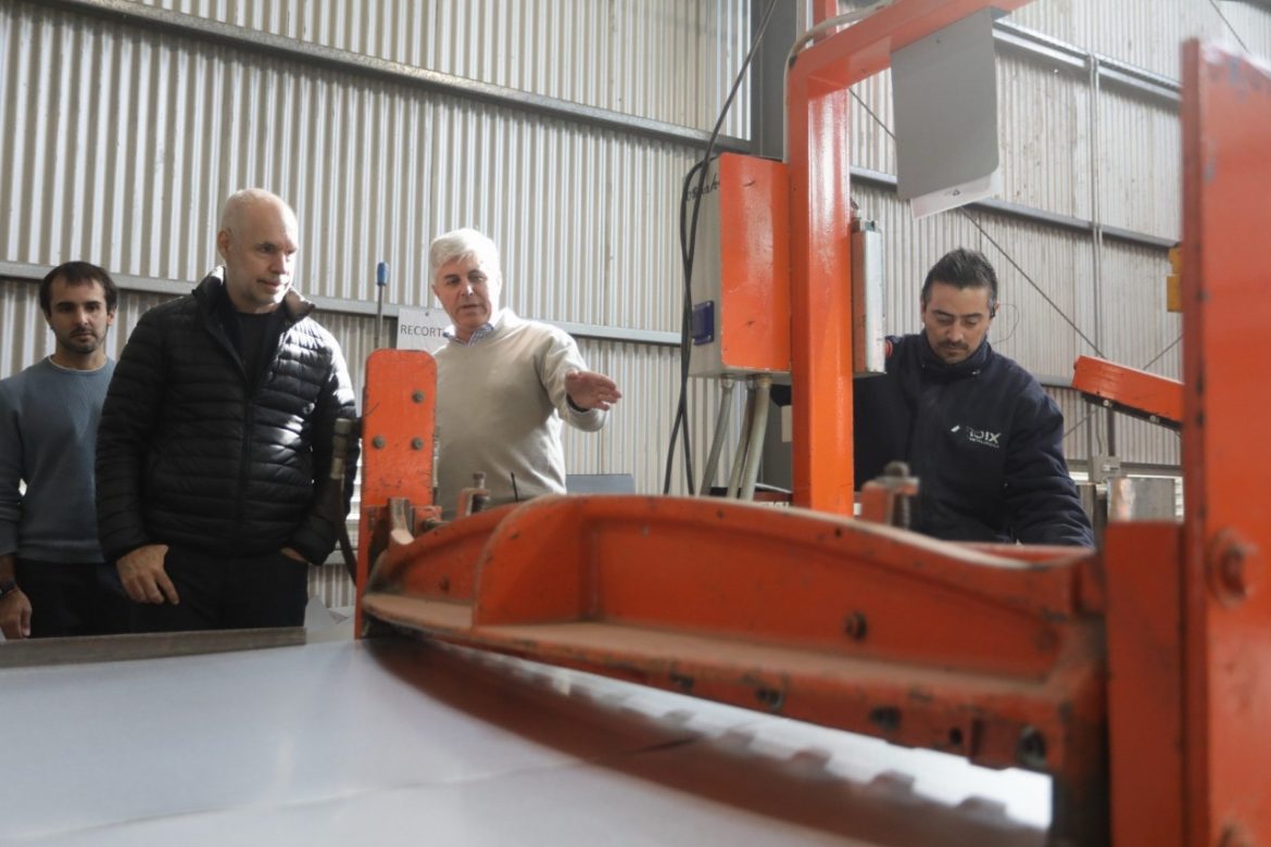 Larreta de visita en La Pampa recorrió empresas en Toay