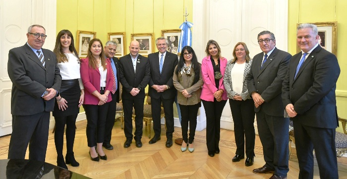 Parlamento Patagónico: diputada pampeana en encuentro con Alberto Fernández