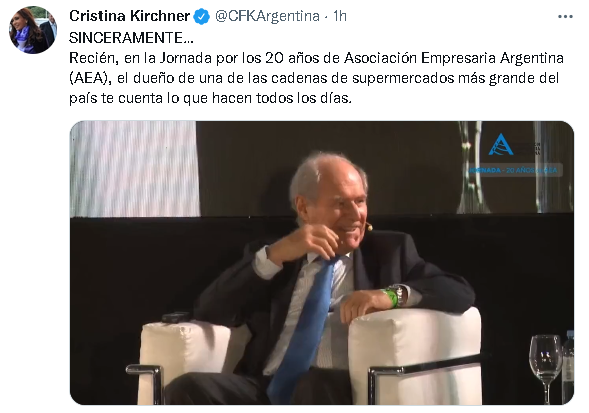 “Remarco precios todos los días”: la respuesta del dueño de La Anónima que generó la reacción de CFK