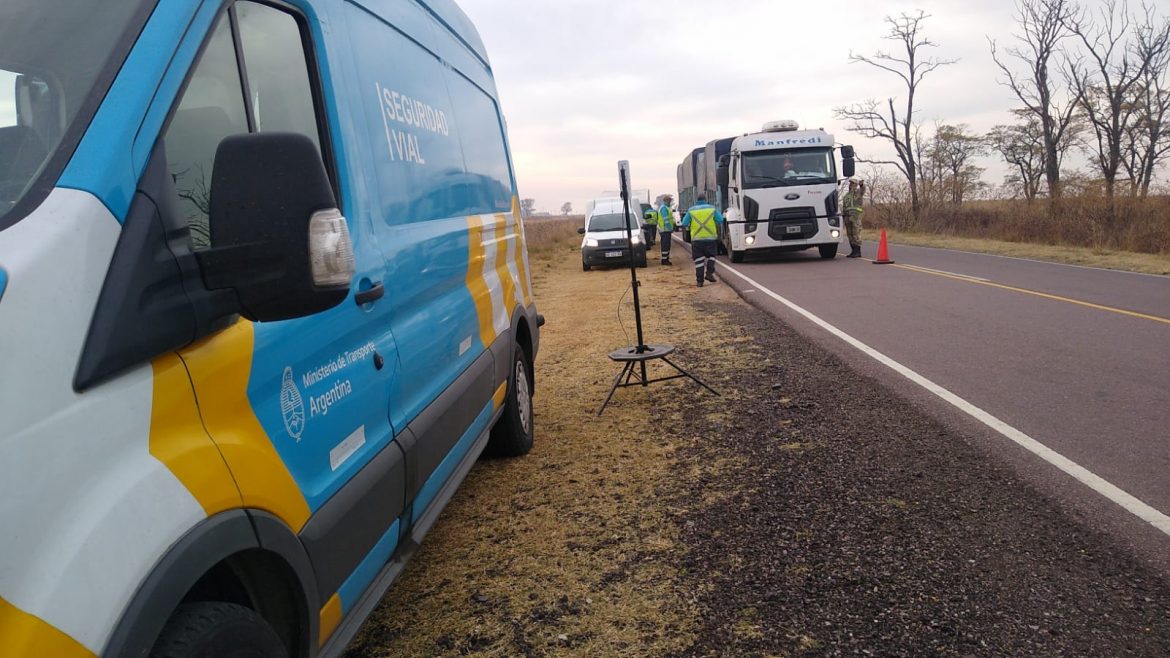 Controles en rutas pampeanas: se registran 634 infracciones por exceso de velocidad