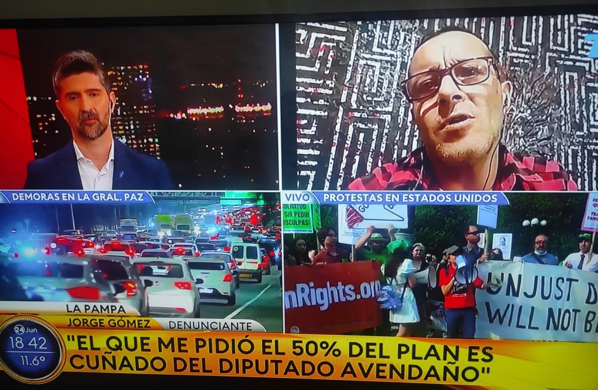 Planes: denunciaron que una organización en La Pampa pidió quedarse con el 50%