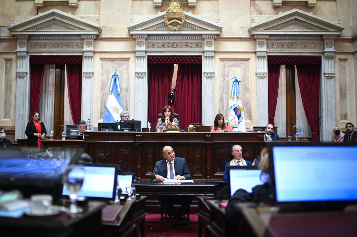 Manzur en el Senado: “Tenemos que afianzar la recuperación de los ingresos reales de los trabajadores”
