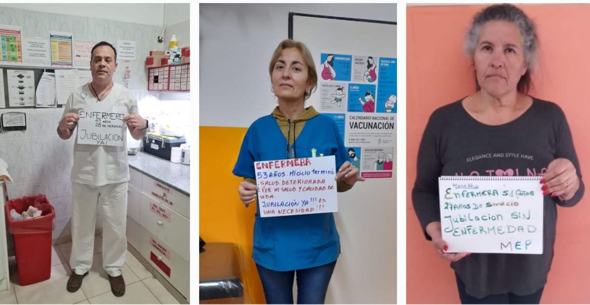 El Movimiento de Enfermería Pampeano reclama bajar la edad jubilatoria