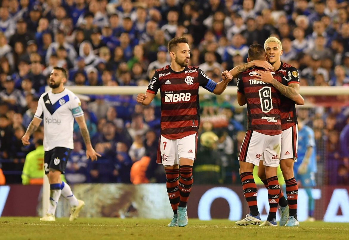 Copa Libertadores: Vélez padeció una goleada ante un Flamengo