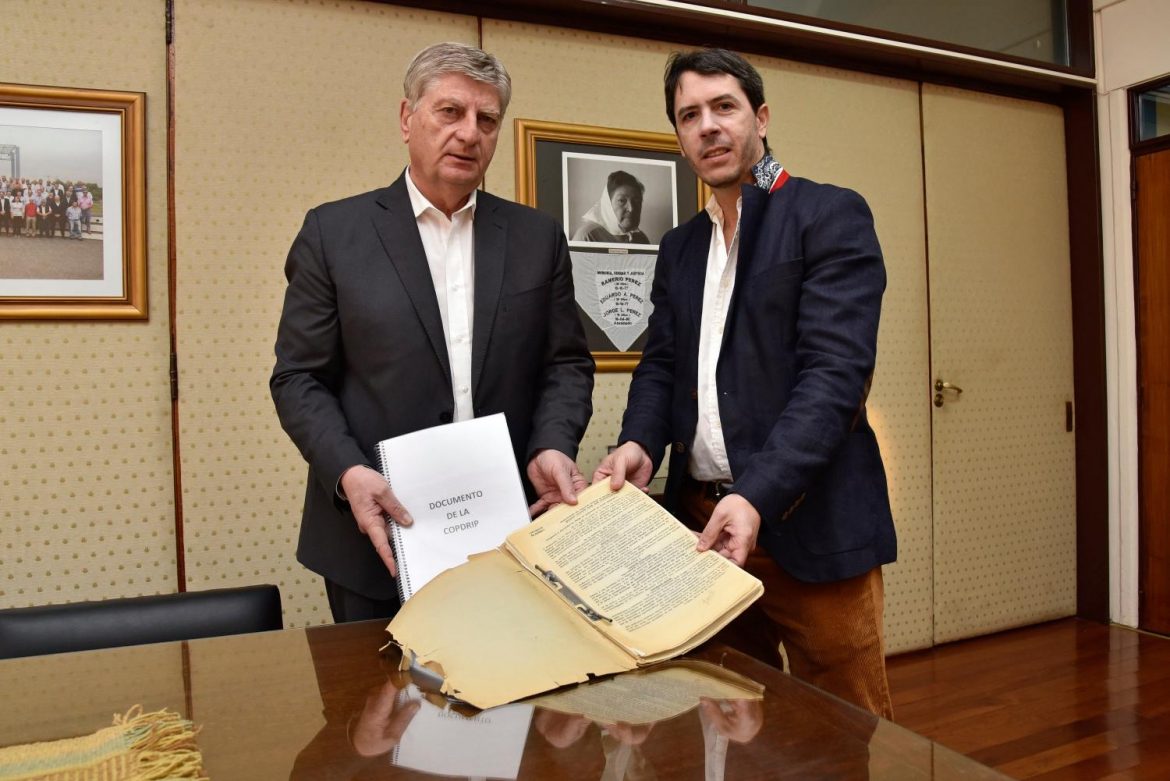 Ziliotto solicitará que se declare “patrimonio histórico” la documentación de la COPDRIP