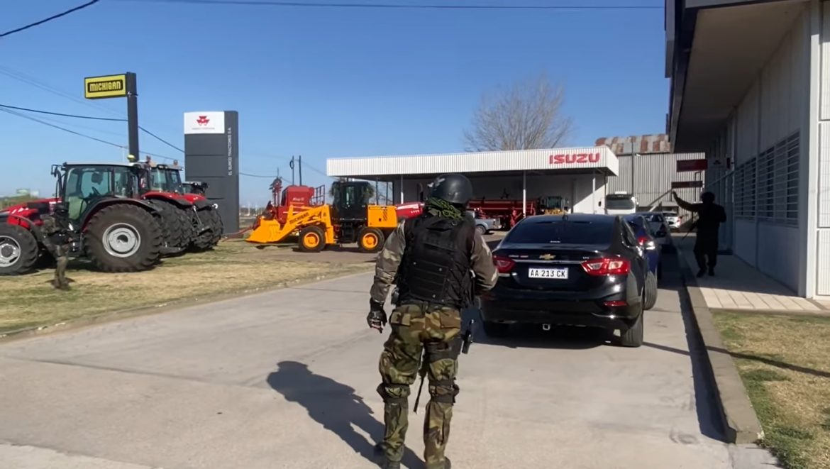 En Pico hallan 14 ladrillos de cocaína en una máquina que ingresó desde Alemania
