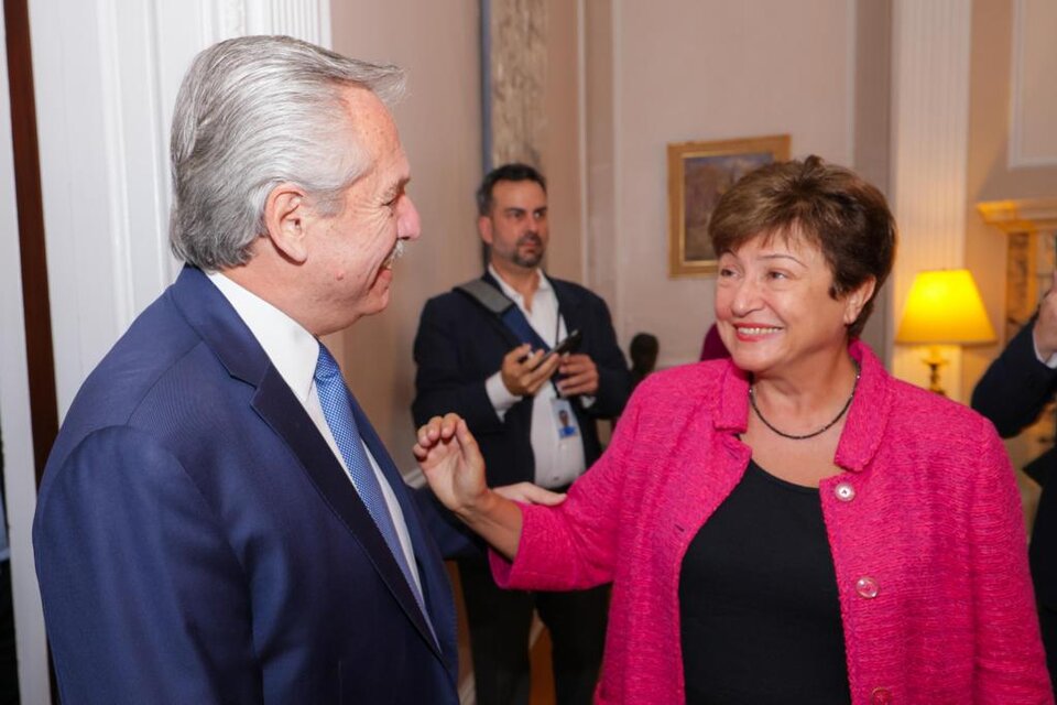 Georgieva: “Presidente vamos bien, las cosas están funcionando”