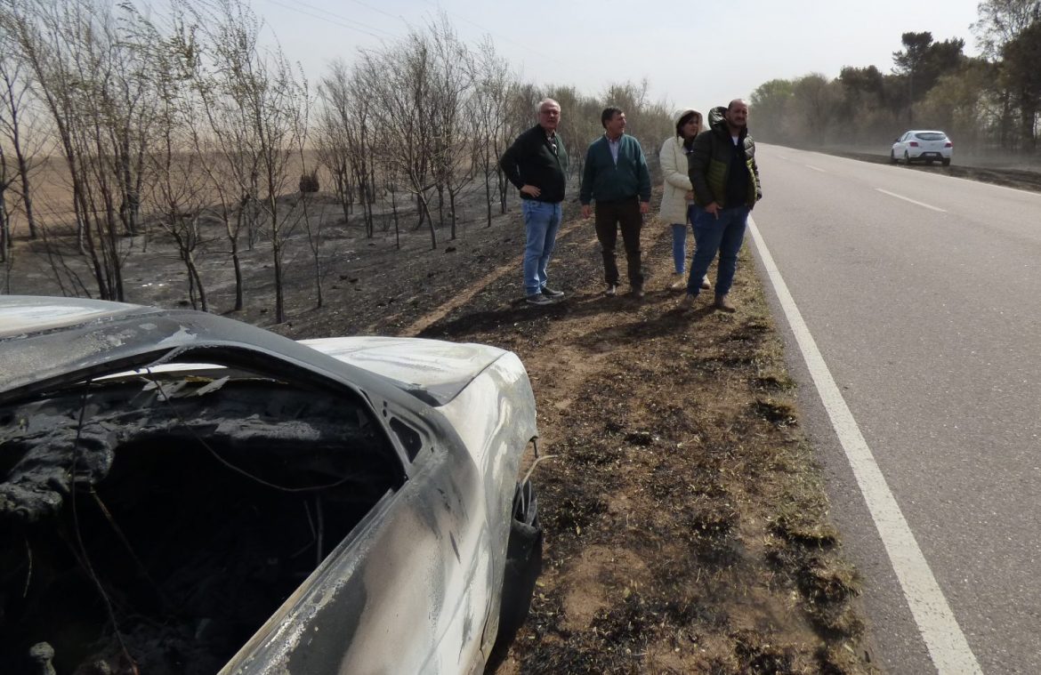 Declaran en emergencia a campos de El Tala y Parera afectados por incendios y sequía
