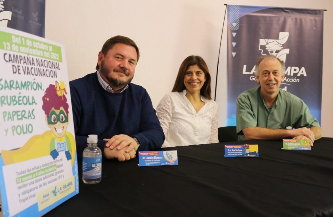 Arranca campaña contra sarampión, rubéola y poliomelitis: hay 15.744 nenes y nenas para vacunar en La Pampa