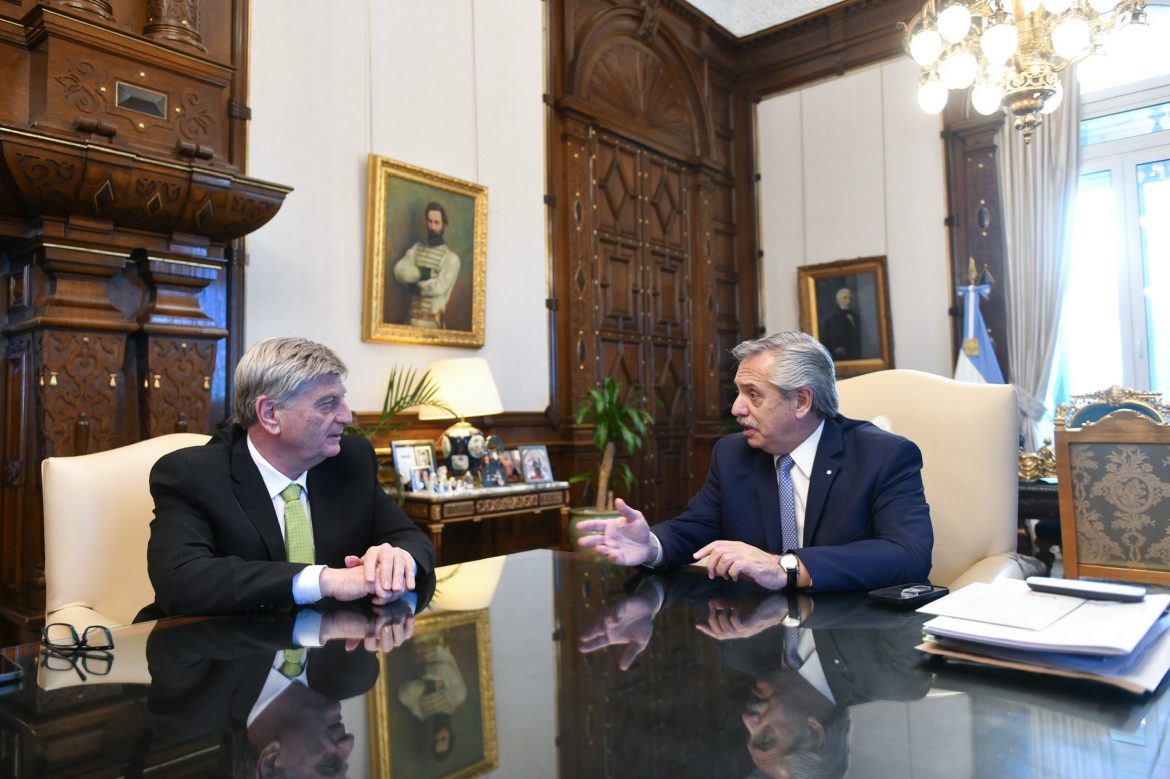 Alberto a Ziliotto: no se bajará la inversión pública en La Pampa