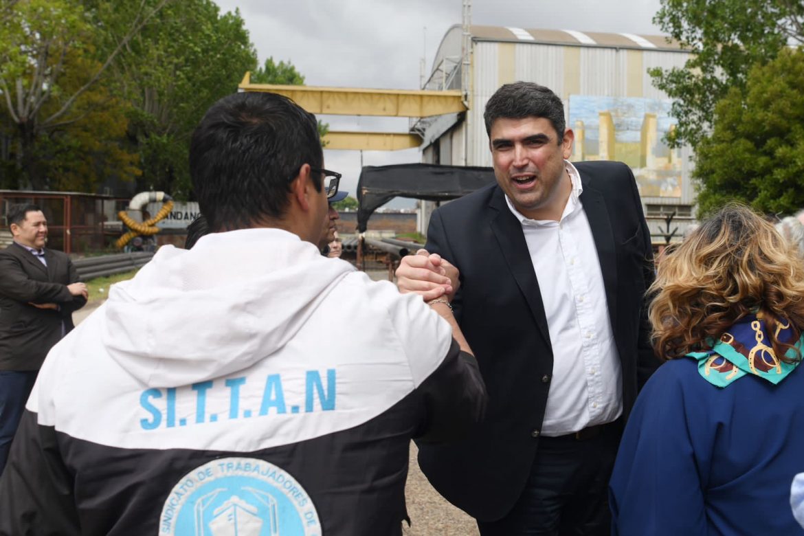 Bensusán en Tandanor: defendió a la industria naval y la fuentes de trabajo que representa