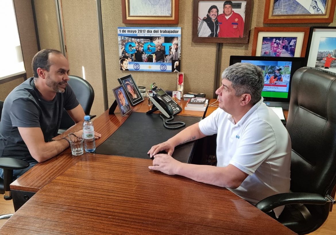 Genoni se muestra con Pablo Moyano y lo invita a visitar La Pampa