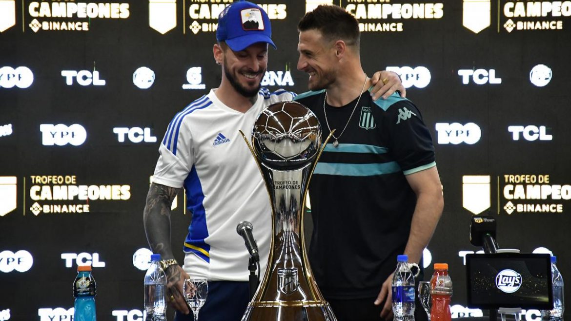 Boca y Racing definen al ganador del Trofeo de Campeones