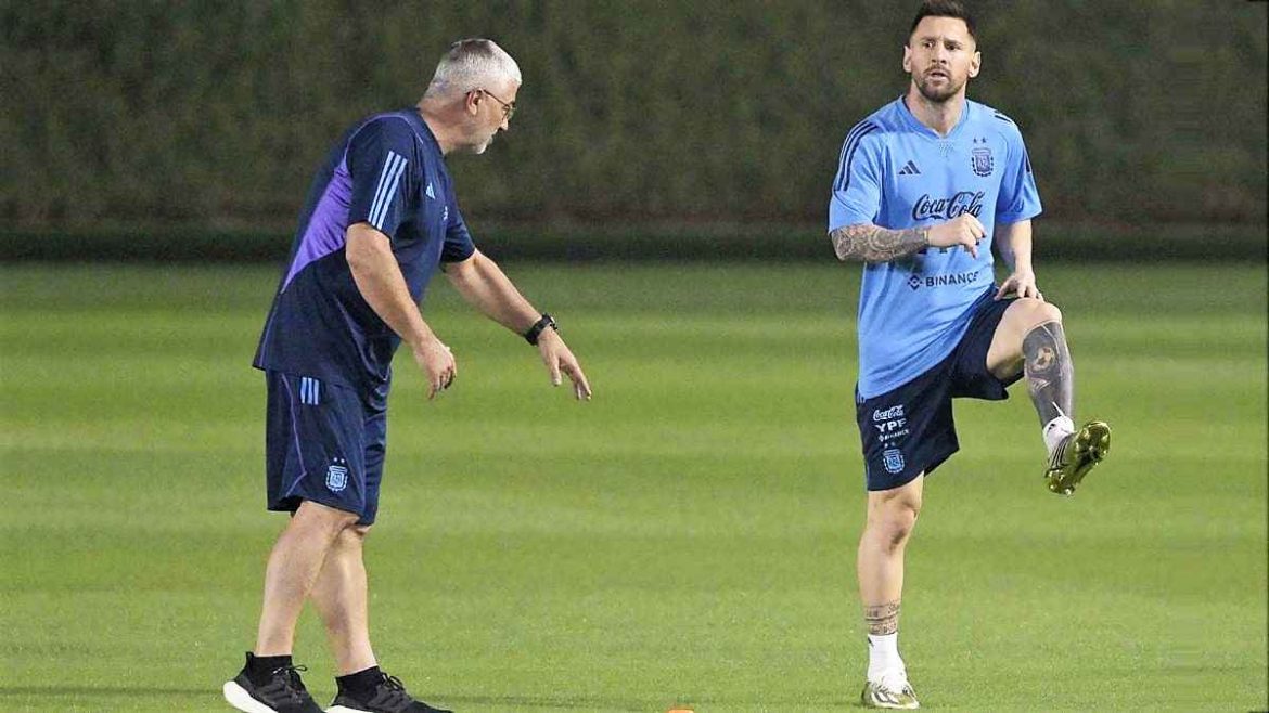 Con Messi diferenciado, la Selección argentina se entrenó a la espera del debut