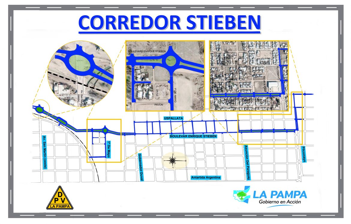 Seis ofertas para la pavimentación de la calle Stieben de Santa Rosa