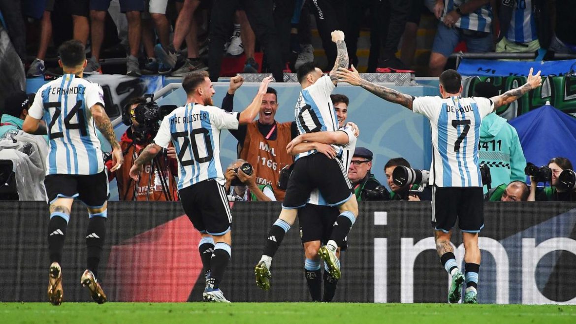Argentina enfrenta a Croacia en busca de su sexta final mundialista