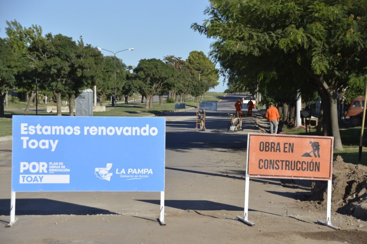 Comenzó la repavimentación de 56 cuadras en Toay
