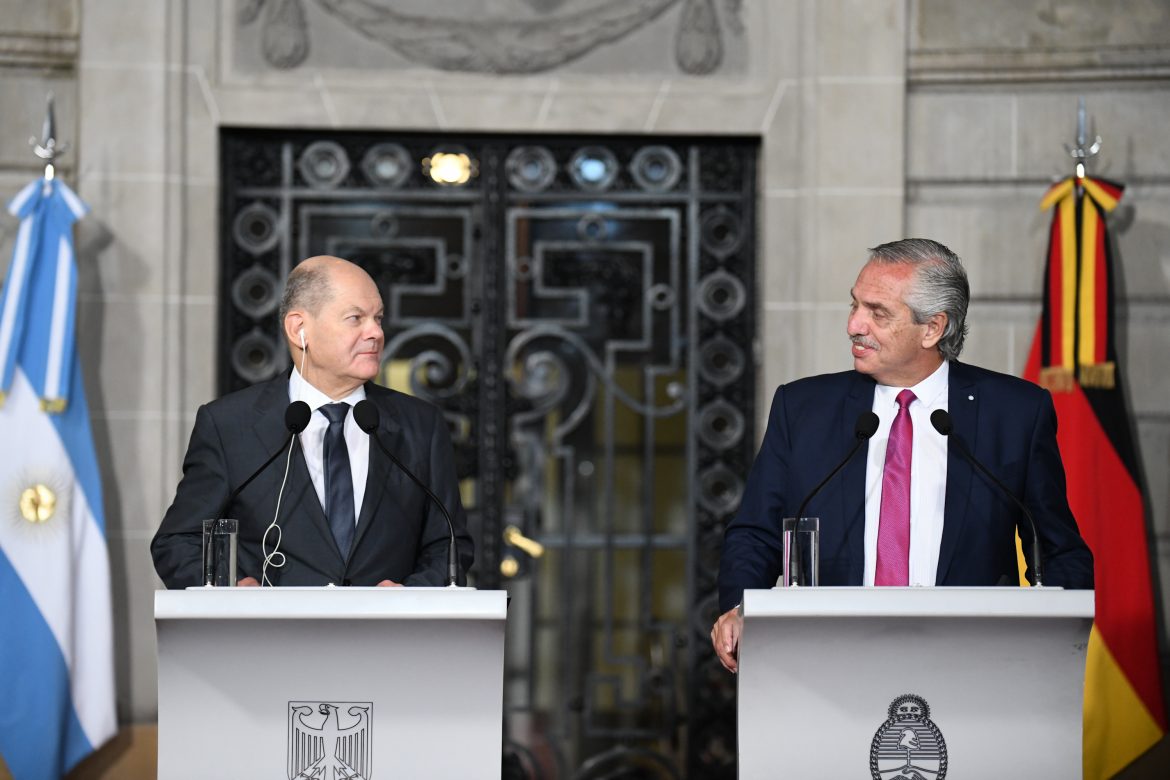 Alberto Fernández recibió al canciller alemán Sholz: analizaron acuerdos sobre gas y litio