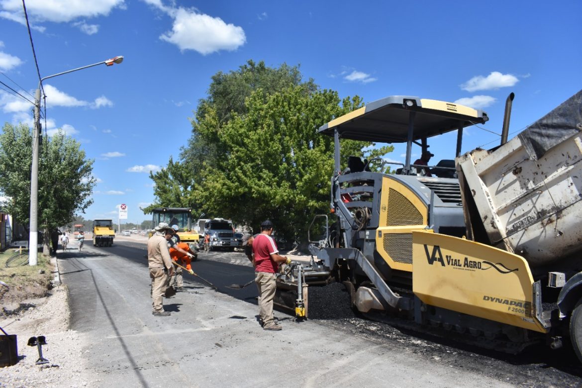 Avanza la obra de la travesía urbana de General Acha
