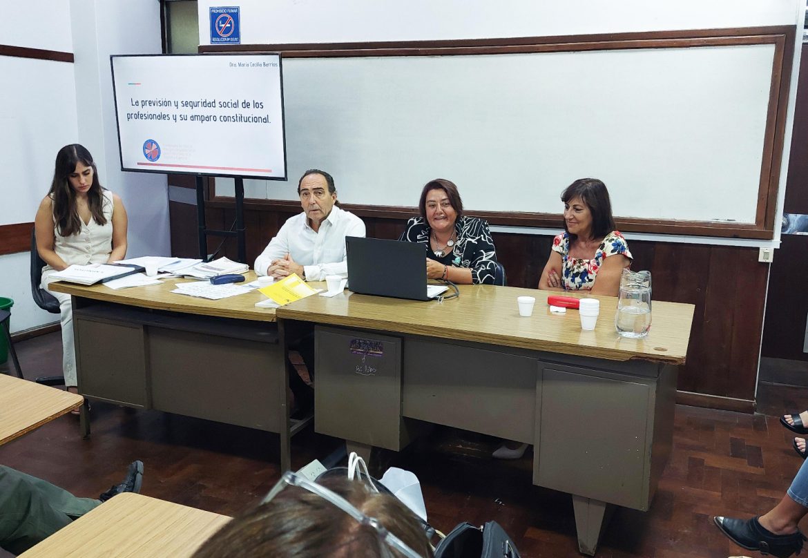 Visita de la secretaria coordinadora de Cajas Profesionales de la Argentina