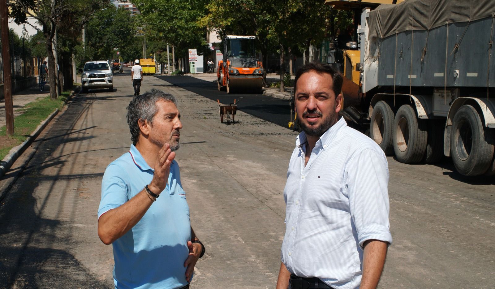 Di Nápoli ya está en campaña: “Ejecutamos un plan de obras sin precedentes”