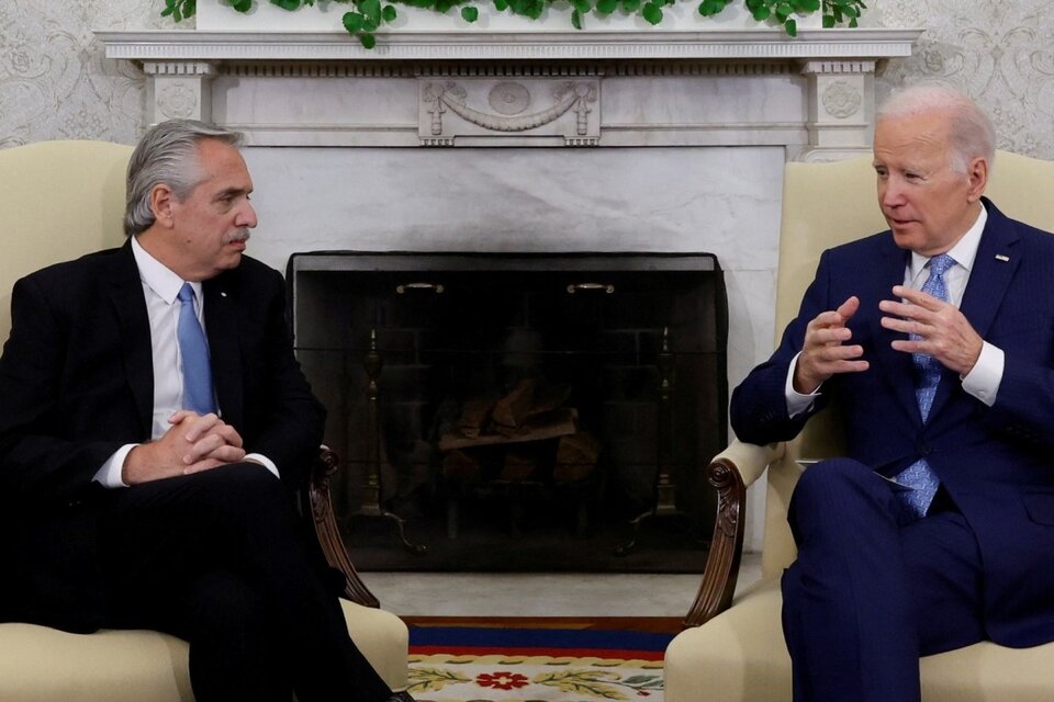 Alberto Fernández se reunió con Biden en la Casa Blanca