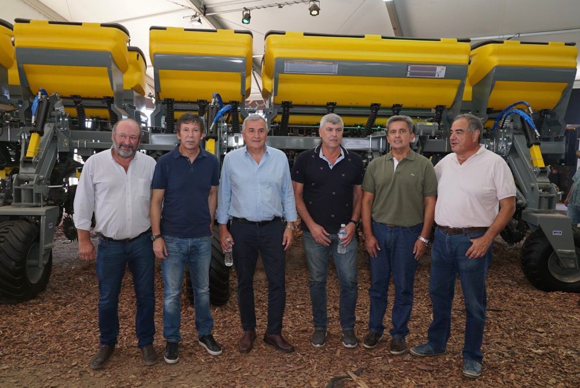 El senador Kroneberger, en la Expoagro 2023