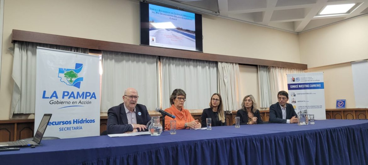 La Unlpam presentó informe sobre daños y escenarios de caudales del río Salado