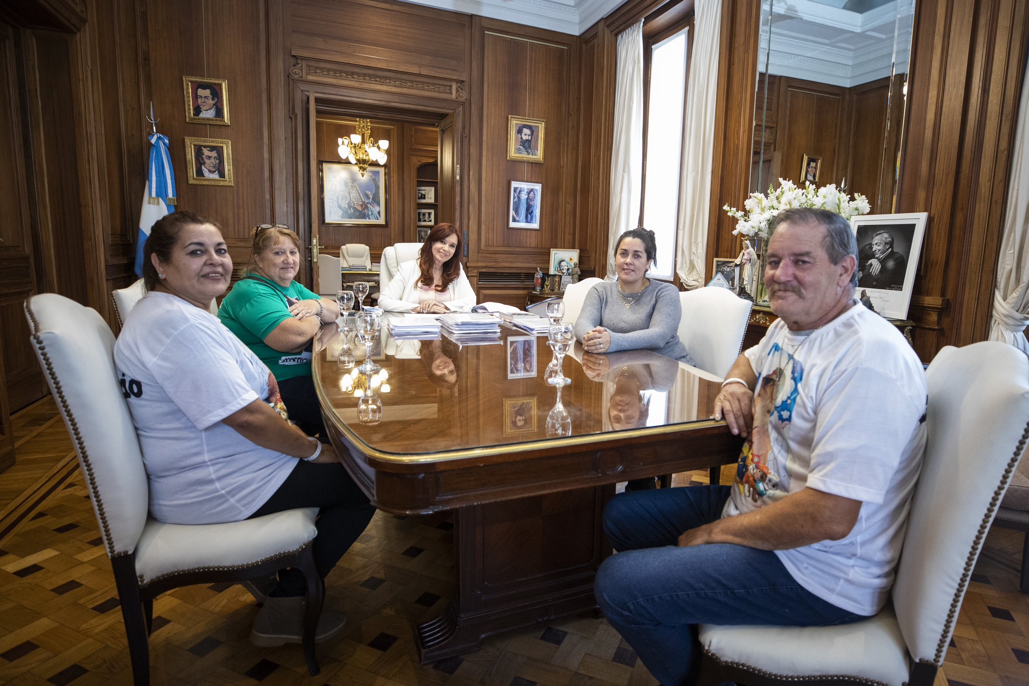 Cristina, con los abuelos de Lucio: “Su amor y compromiso lograron la sanción de la ley”