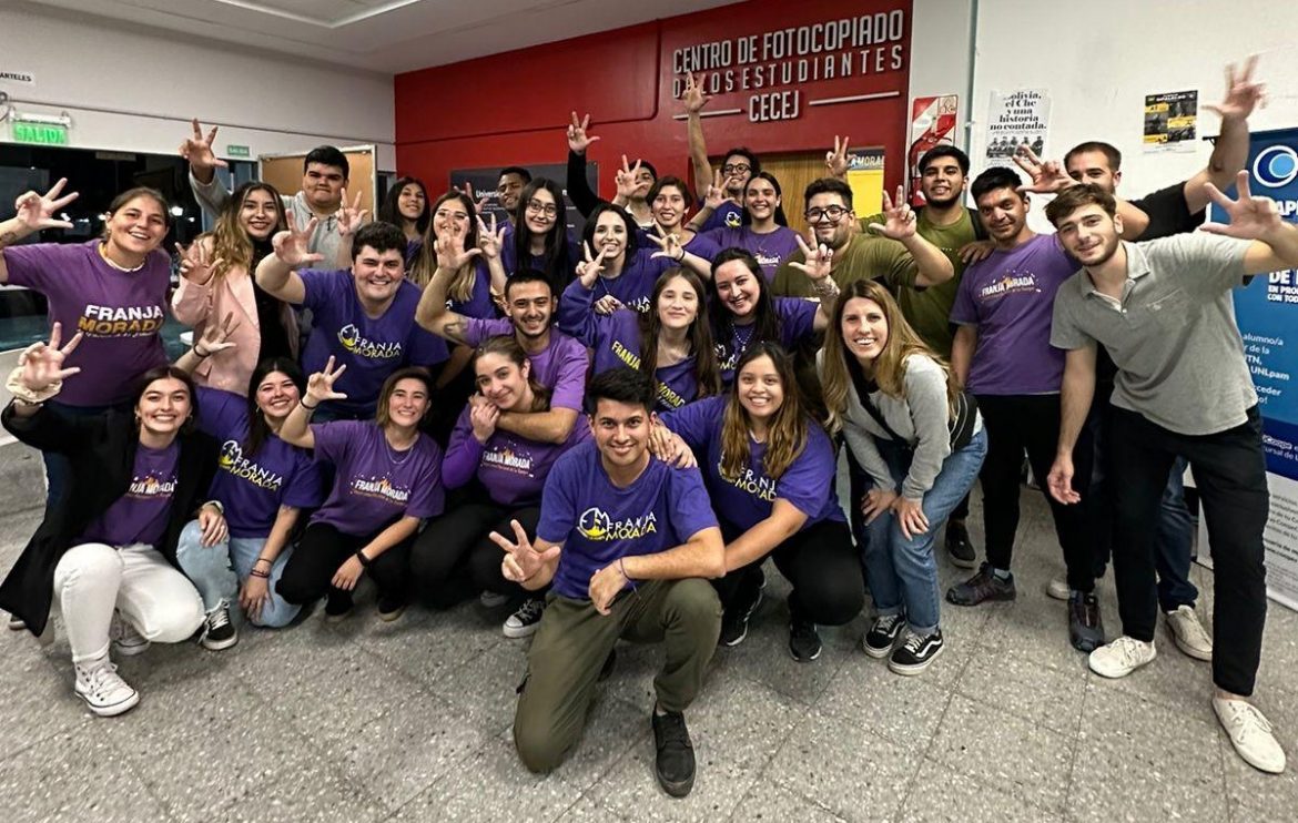 Franja Morada, la más votada de la UNLPam