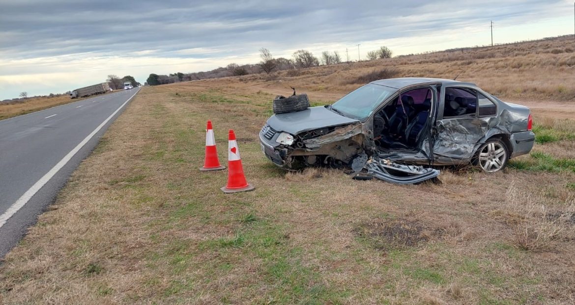 Estaba alcoholizado y chocó contra un camión en cercanías de Catriló
