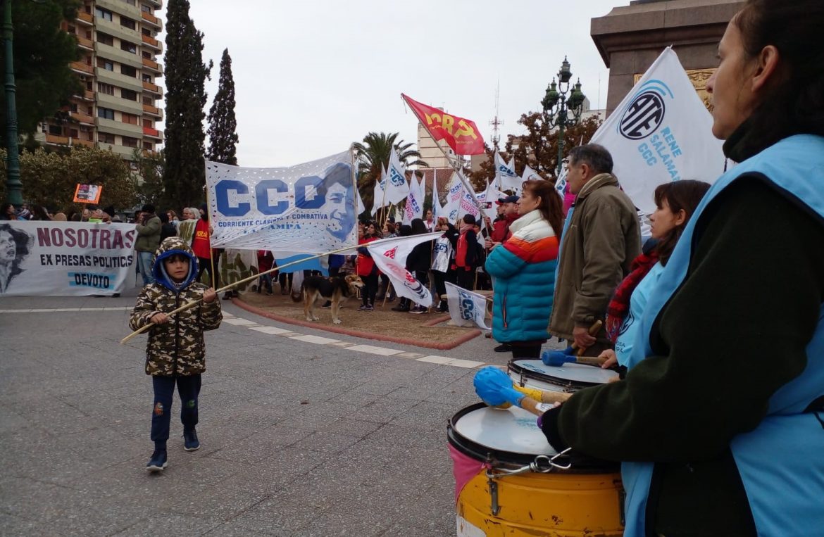 Manifestación en Santa Rosa en repudio a la represión en Jujuy