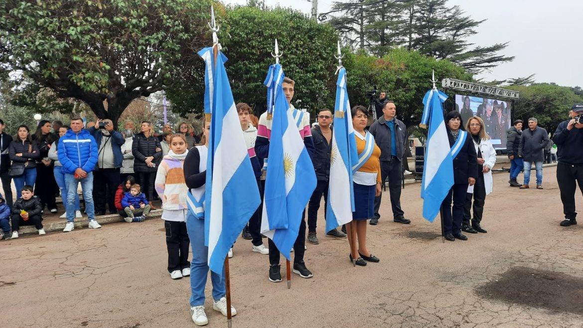 Arata fue sede del acto central por el Día de la Independencia