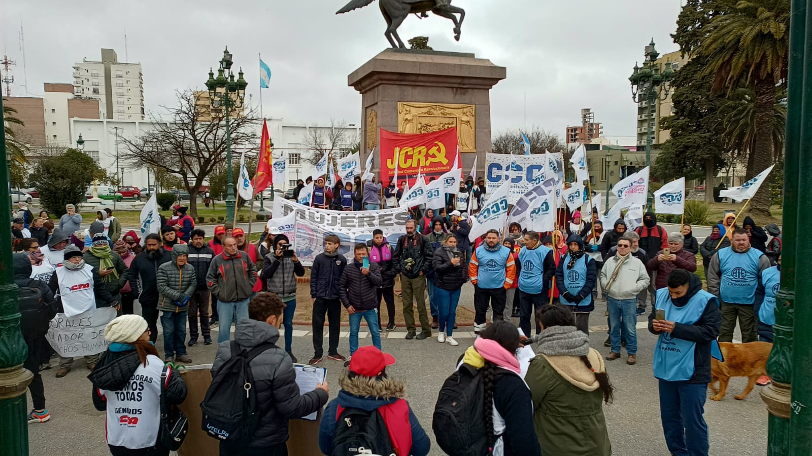 Organizaciones sociales y gremiales repudian la llegada de Morales a La Pampa