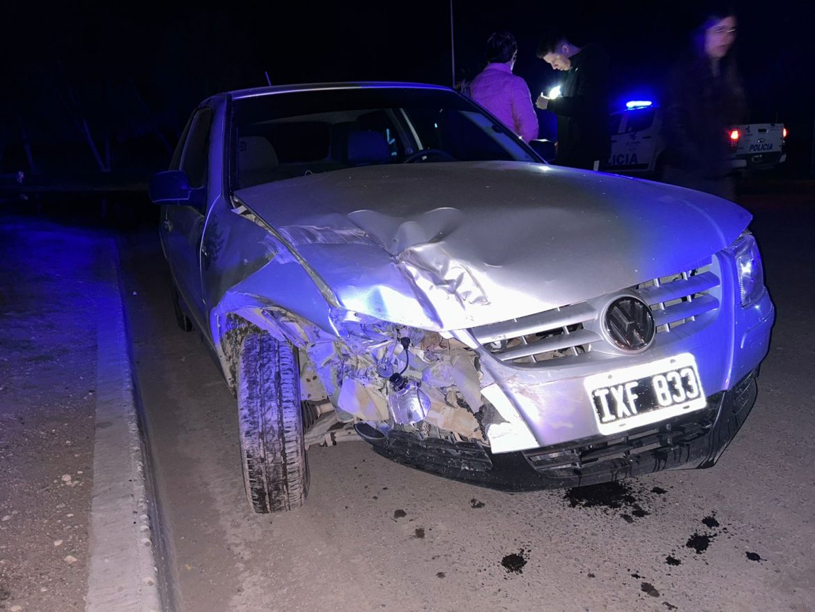 Choque en el ingreso a la YPF Cruz del Sur