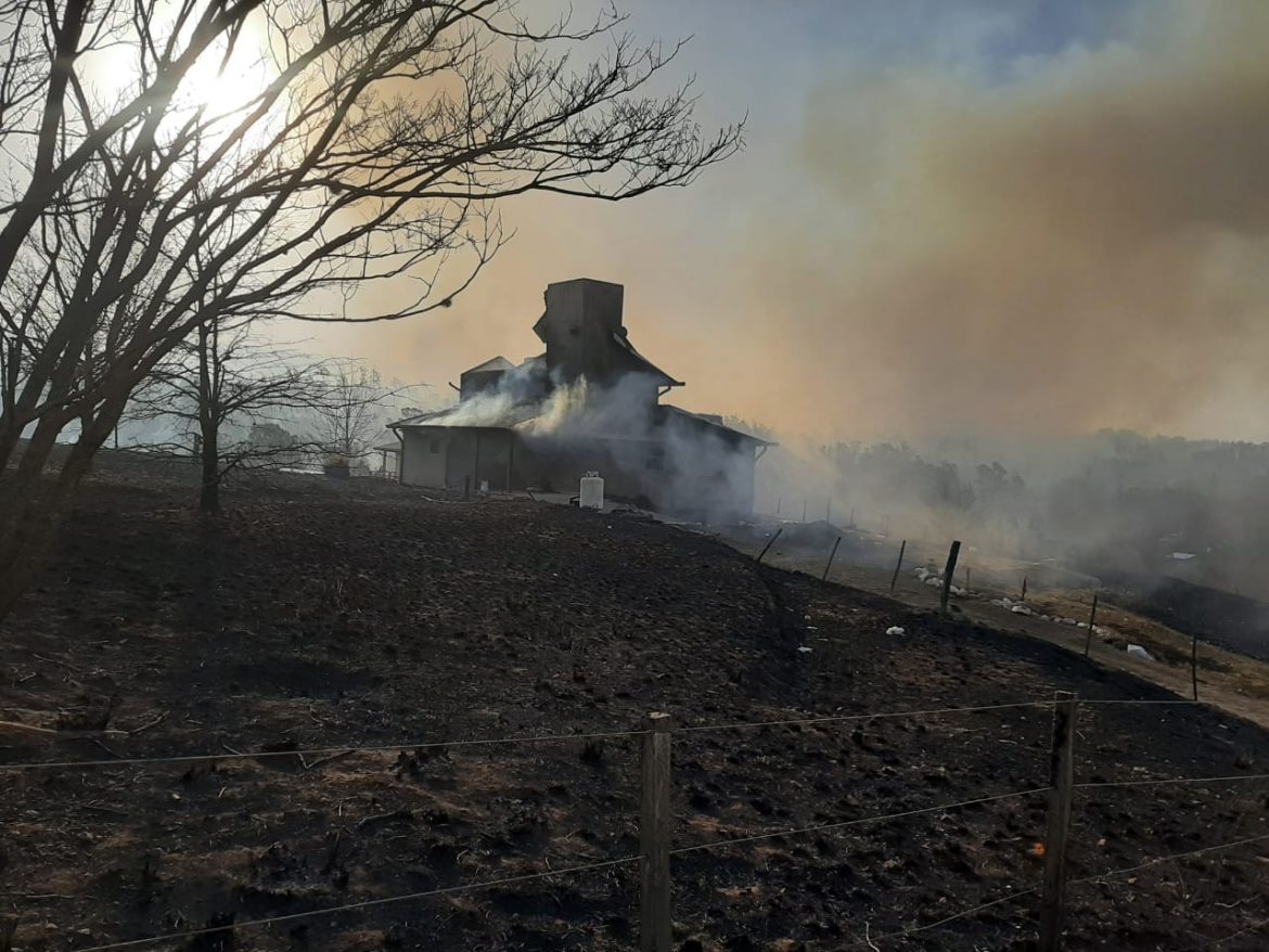 Cómo están los incendios en las zonas turísticas de San Luis y Córdoba
