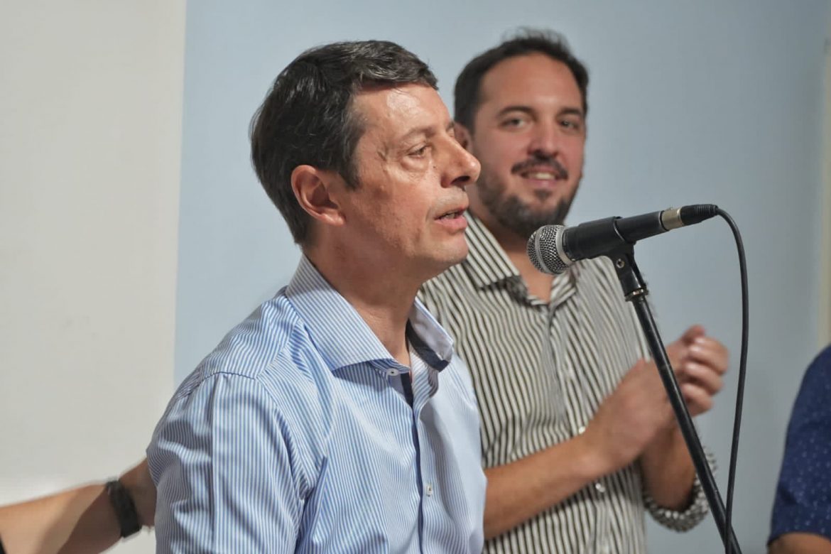 El intendente Di Nápoli, de campaña con Rauschenberger