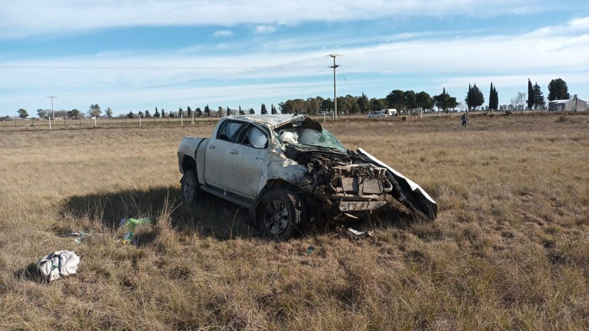 Falleció un vecino de Chacharramendi en un vuelco en ruta 35