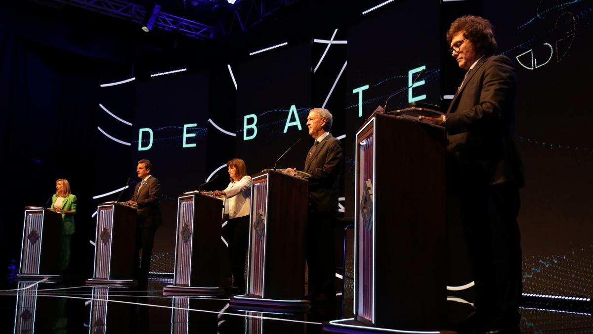 Debate presidencial: los cinco candidatos otra vez frente a frente